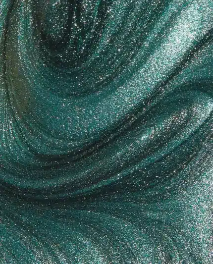 O.P.I Infinite Shine nagellak blauw groen shimmer - Cos'mo Money - Swatch