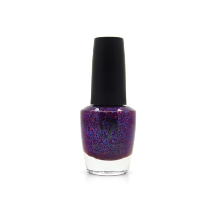 W7 nagellak paars glitter - Cosmic Purple