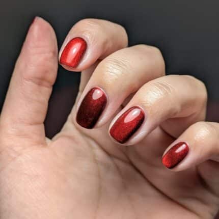 Halo cat-eye gellak rood - Malice