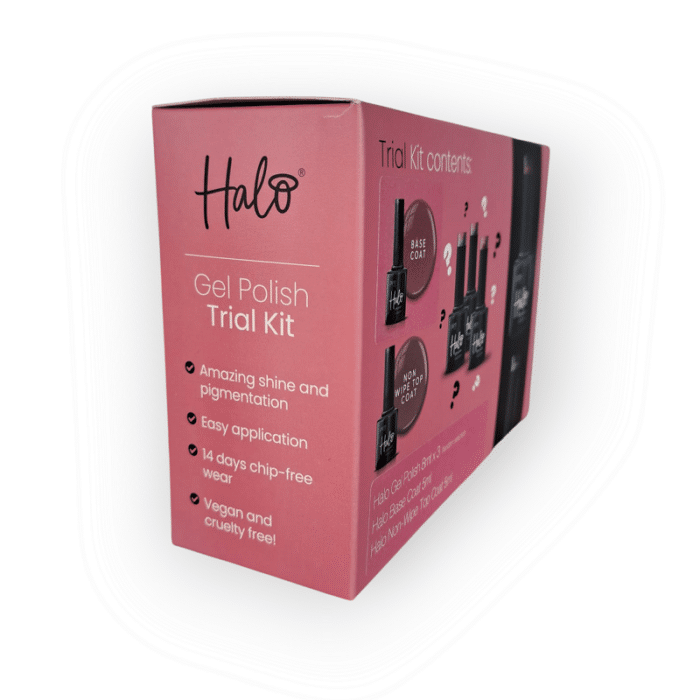 Halo gelpolish trial kit - side