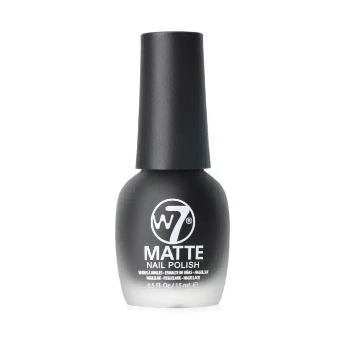 W7 nagellak mat zwart