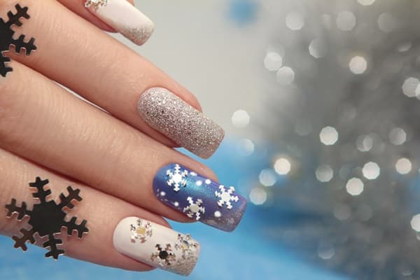 Nailart kerst