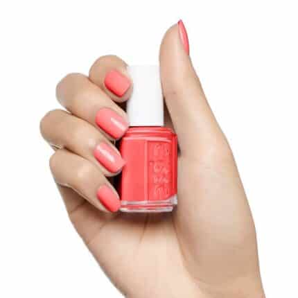 Essie nagellak oranje - Sunday Funday - Op de hand