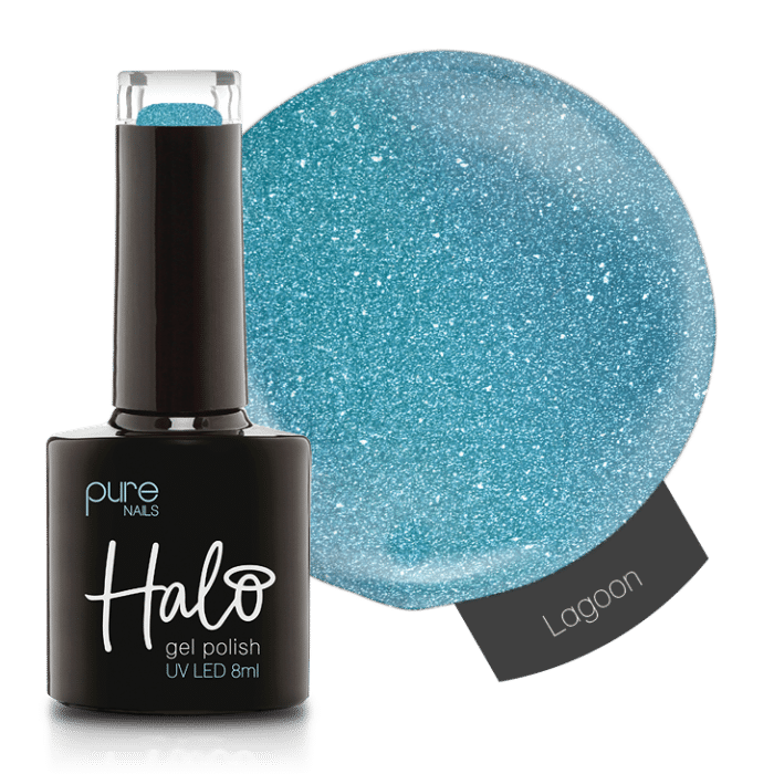 Halo gellak blauw: Lagoon - Bij nagellak.nl