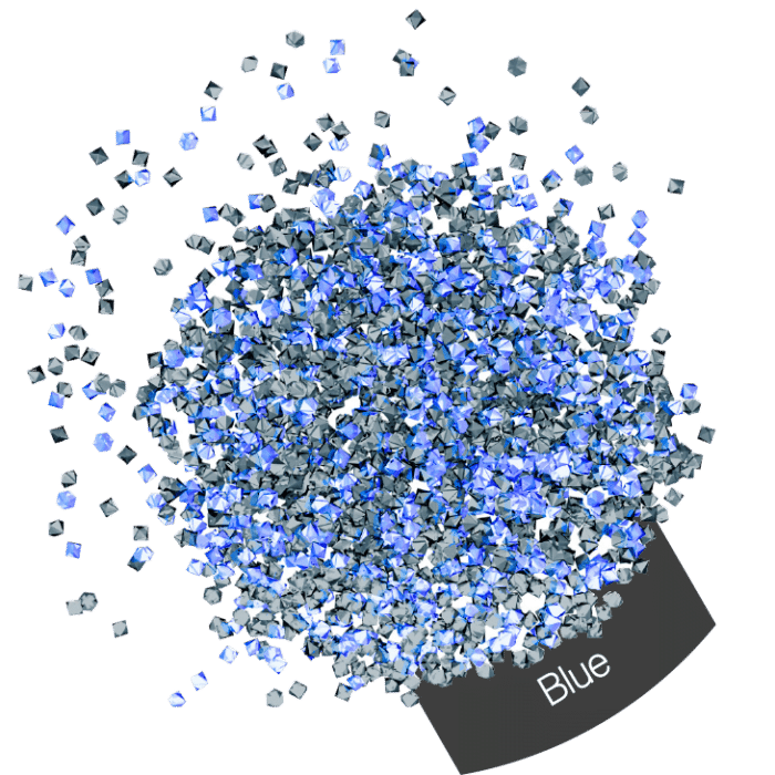 Nailart steentjes blauw - Halo Create Crystals