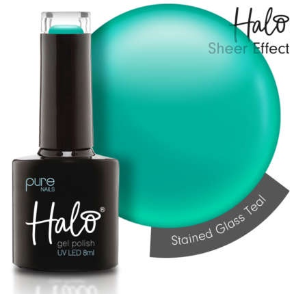 Halo gellak groen - Stained Glass Teal