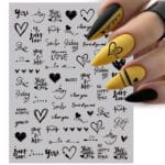 Nailart stickers Love