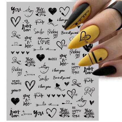 Nailart stickers Love