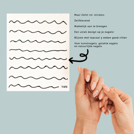 Nailart stickers - Waves
