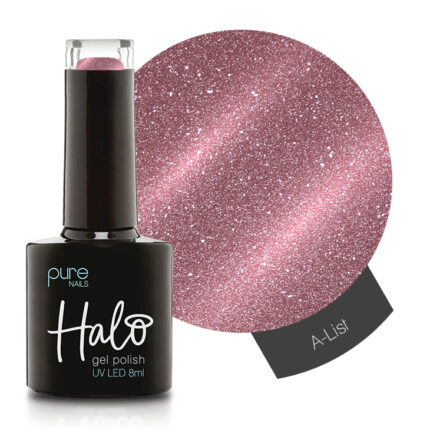 Halo cat-eye gellak roze - A-List