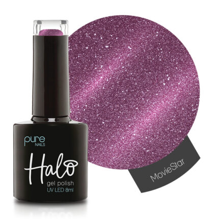 Halo cat-eye gellak roze - Movie Star