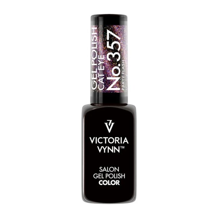 Victoria Vynn cat-eye gellak paars - Party Flash