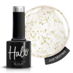 Halo gellak goud glitter - Just Married