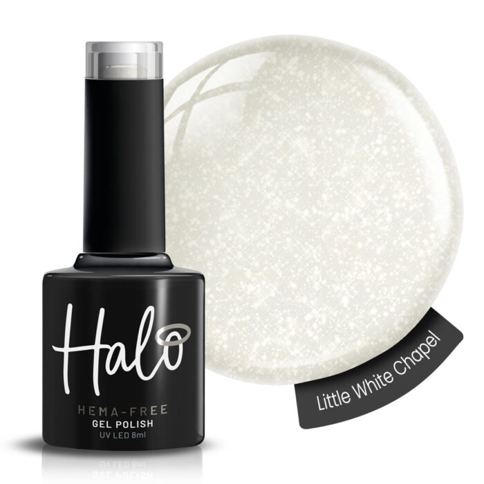 Halo gellak wit sparkle - Little White Chapel