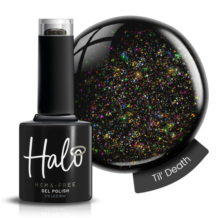 Halo gellak zwart sparkle - Til' Death