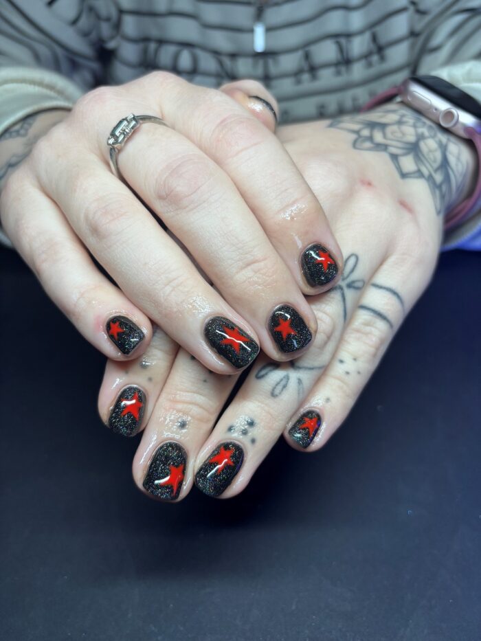 Halo gellak zwart sparkle - Til' Death - Afbeelding 5