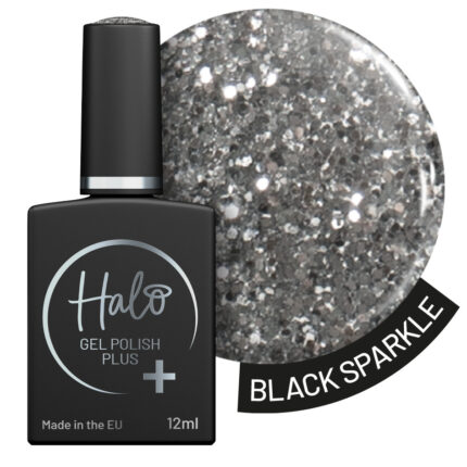 Halo gellak Plus zwart - Black Sparkle