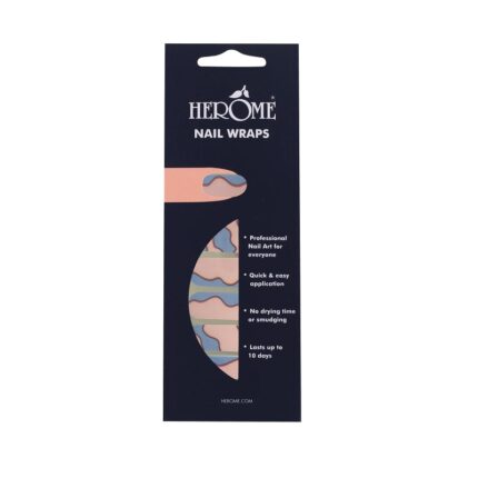 Herome nagellak stickers roze blauw nailart - Pastel Waves